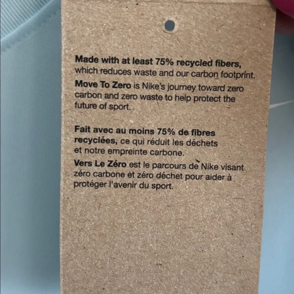 NWT Nike Dri-Fit Womens Training Top L Sky Blue - Picture 9 of 12